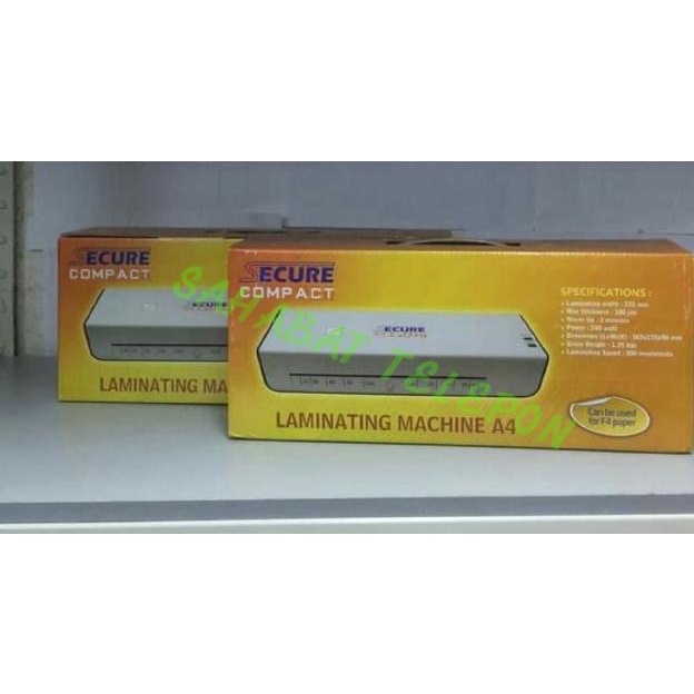 

MESIN LAMINATING SECURE A4 COMPACT