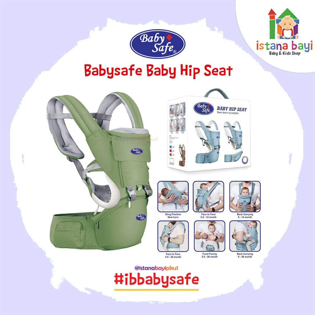 Baby Safe Baby Hipseat Gendongan Newborn to toddler - Gendongan Hipseat