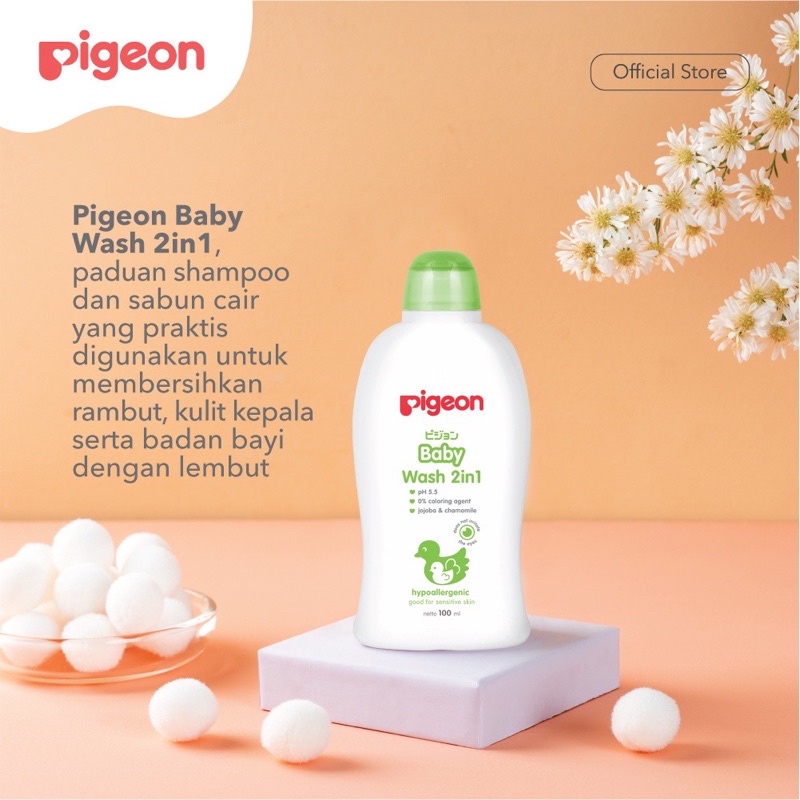 Pigeon Baby Wash 2 in 1 Chamomile - Sabun bayi