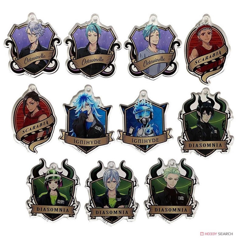 Disney Twisted Wonderland Small Planet Keychain PE sports wear Collection