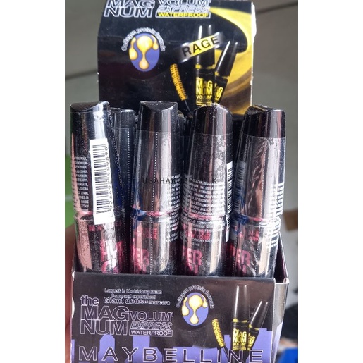 PROMO ECER !!! MASCARA MAYBELLINE VOLUME WATERPROOF OH-115 NEW FASHION