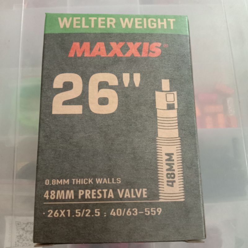 ban dalam maxxis 26 x 150 pentil presta n motor