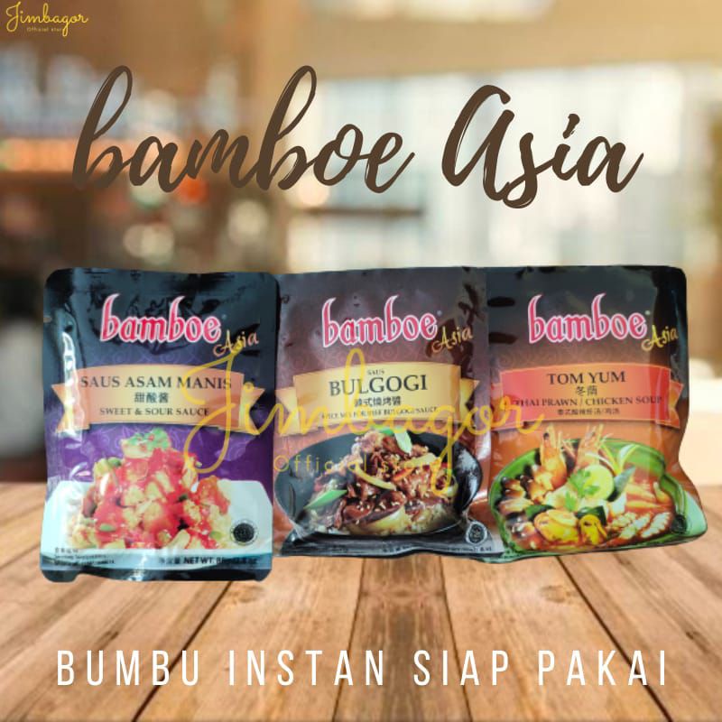 

bamboe Asia bumbu instan tomyum bulgogi saos asam manis