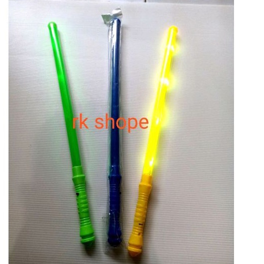 Mainan stick lampu led warna polos stik lampu led warna polos tongkat patroli warna polos