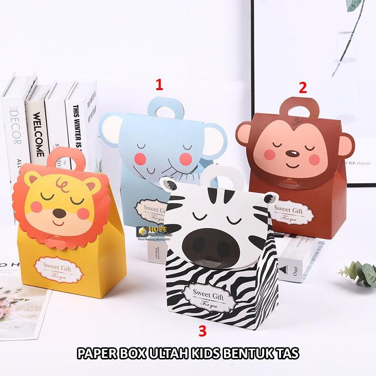 

[ 3 PCS ] SALE MURAH SPESIAL NATAL PAPER BOX ULTAH KIDS BENTUK TAS GIFT BOX SOUVENIR DUS HADIAH