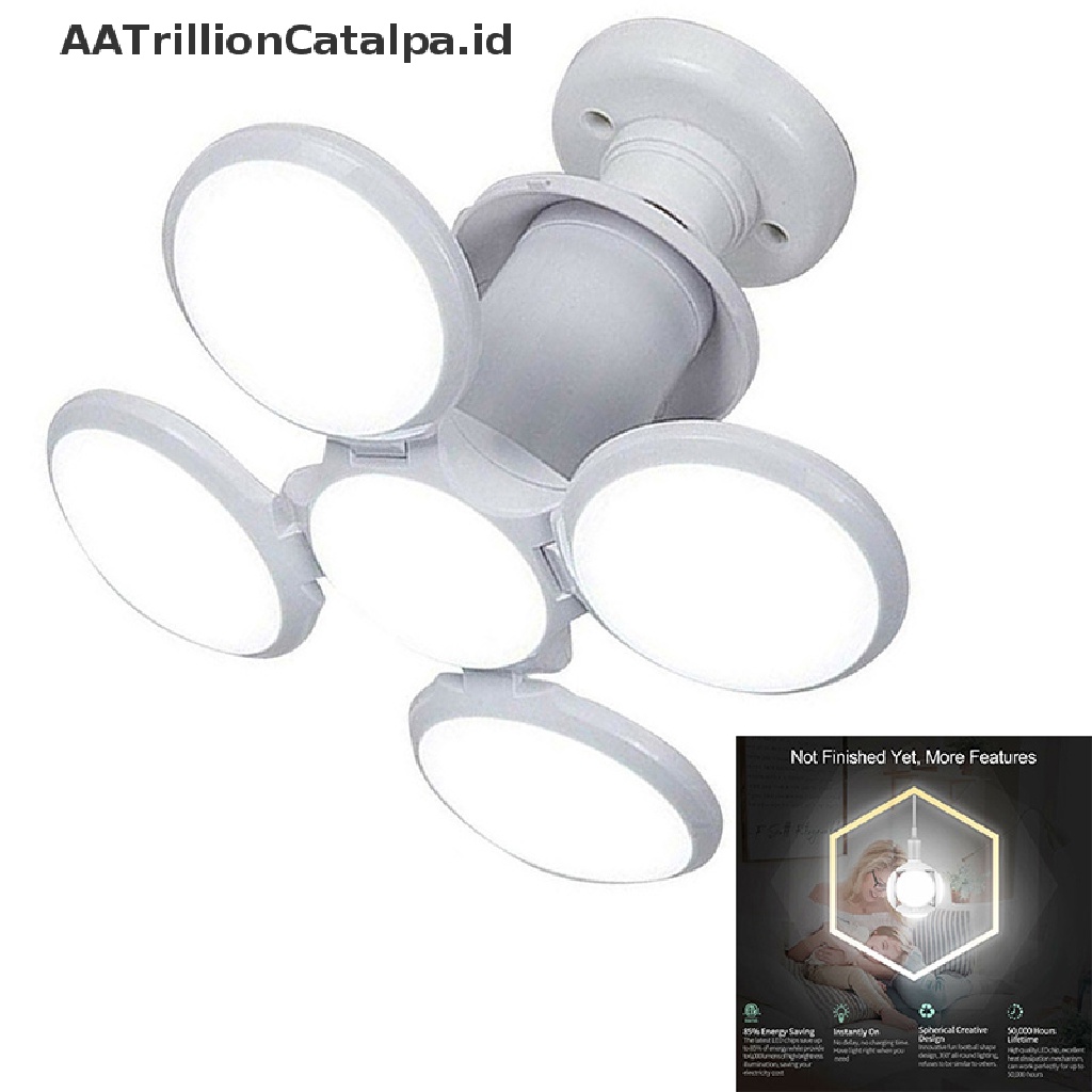 (AATrillionCatalpa) Lampu Bohlam LED E27 40W Super Terang Bentuk UFO / Sepak Bola Untuk Plafon Garasi