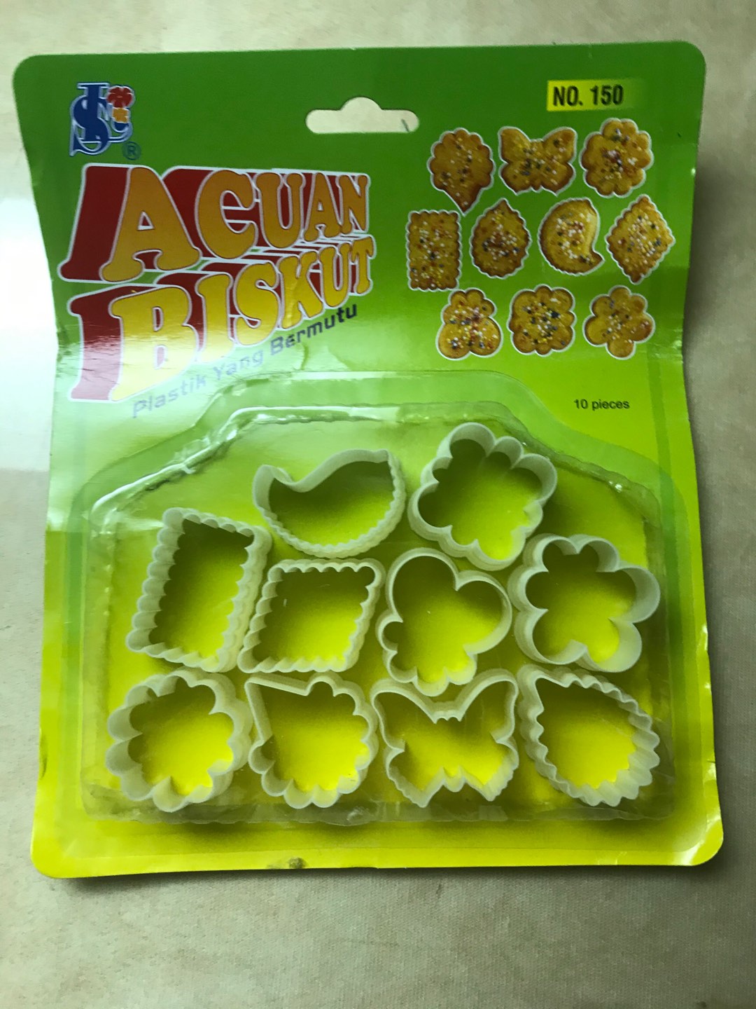 Acuan 150 Cetakan Kue Kering 1 Set 10pcs