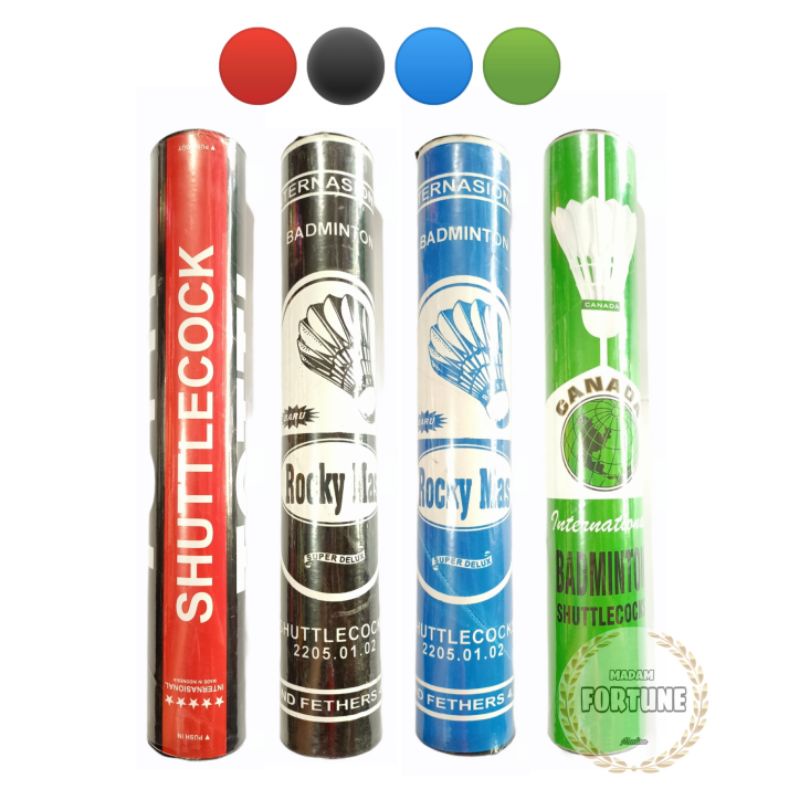 1 slop SHUTTLE COCK KOK BULU TANGKIS BADMINTON