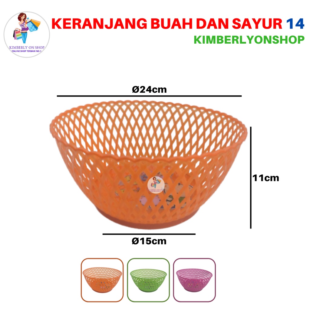 Keranjang Buah Dan Sayur Plastik Bakul Telur Besek Plastik Wakul 14