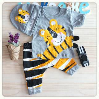  Baby Tiger setelan baju  anak kaos  oblong  bayi  laki 