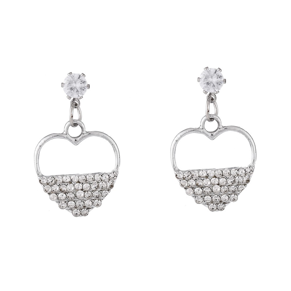 ✅COD Anting Wanita Korean lady earrings thin long earrings cold model suits all-10 White Earrings