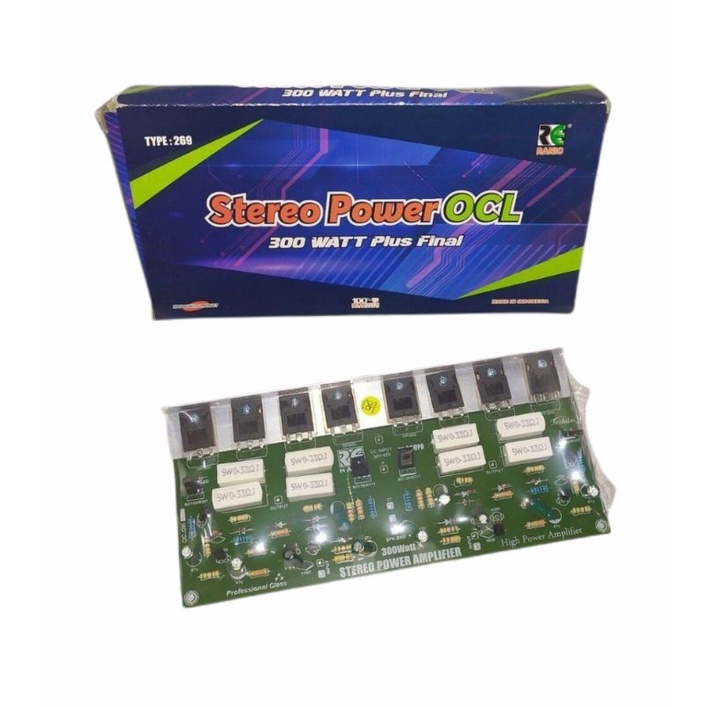 KIT POWER AMPLIFIER STEREO 300 WATT 8 TR