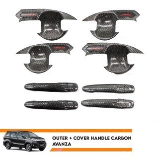 Outer + Cover Handle Carbon Avanza