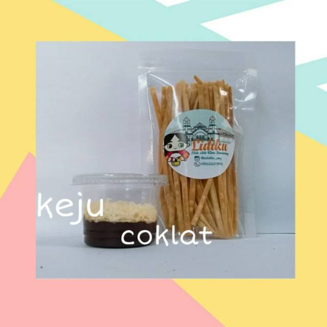 

Mie Lidi Keju Coklat