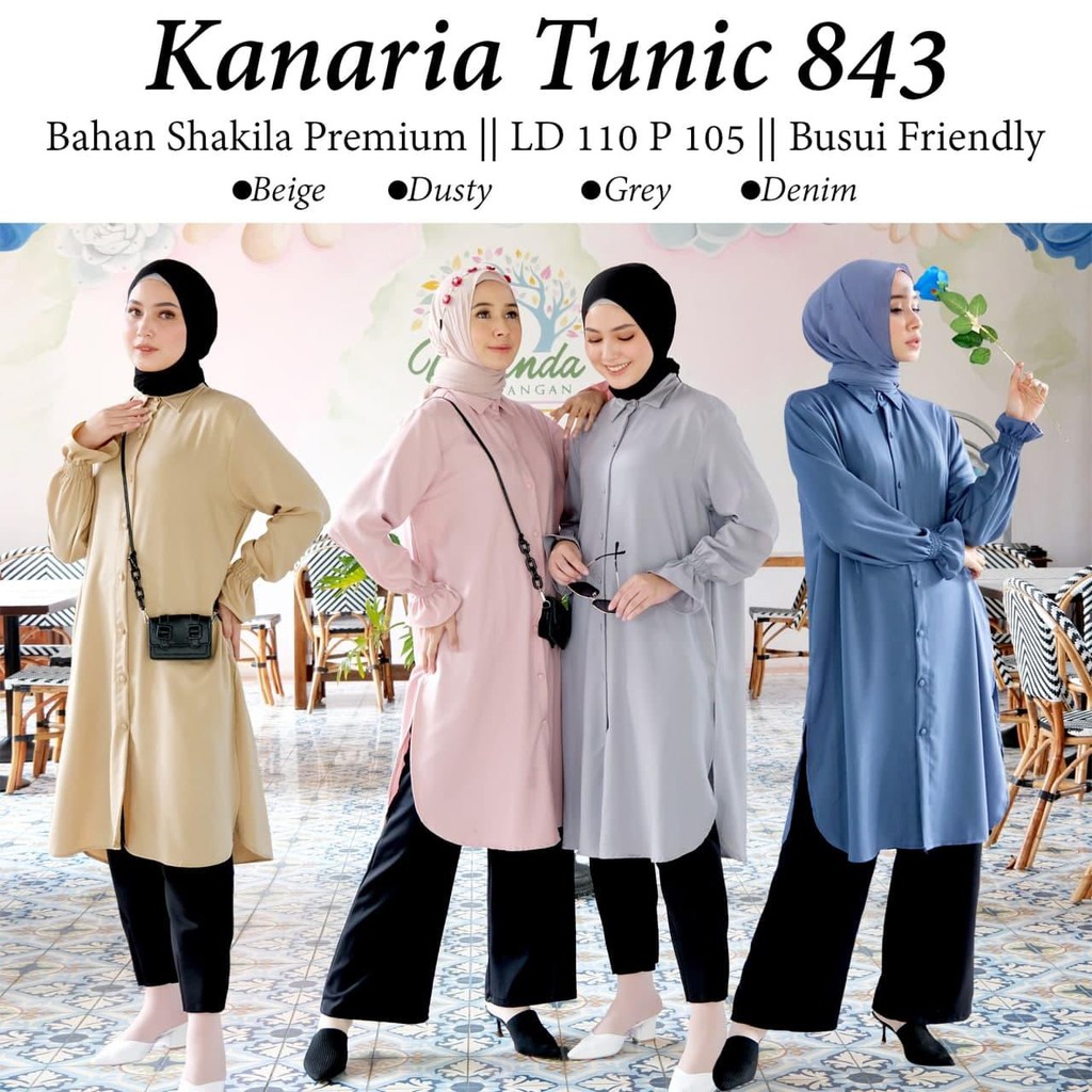 KANARIA JUMBO TUNIK / ATASAN KERJA / TUNIC