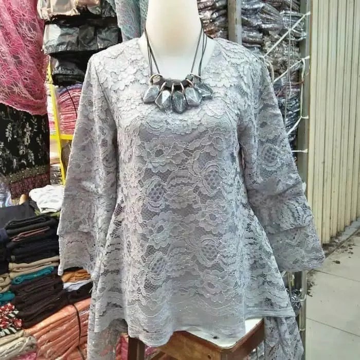 ATASAN KEBAYA RINJNI REAL PICK_ KEBAYA RINJANI/KEBAYA BROKAT/KEBAYA MODERN/BAJUWANITA/KEBAYA WANITA-7