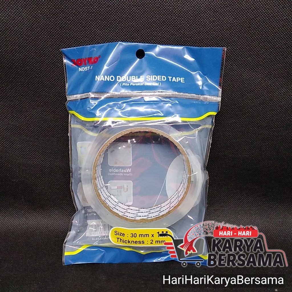 

JOYKO NDST-1 NANO DOUBLE SIDED TAPE 30MM X 1M