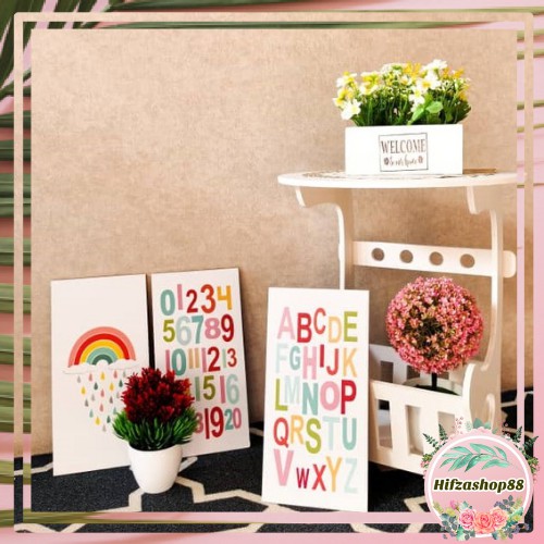 Hiasan dinding Dekorasi dinding kamar tidur kamar anak alfabet dekorasi rumah wallpaper dinding