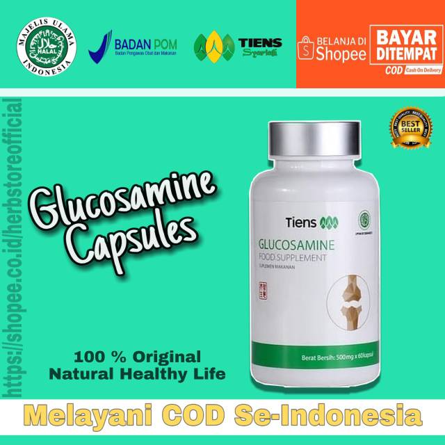 GLUCOSAMINE TIENS / Pelumas Tulang Sendi / Obat Nyeri Sendi