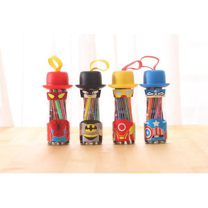 

spidol warna superhero, pensil warna, spidol merwarnai, hadiah unik