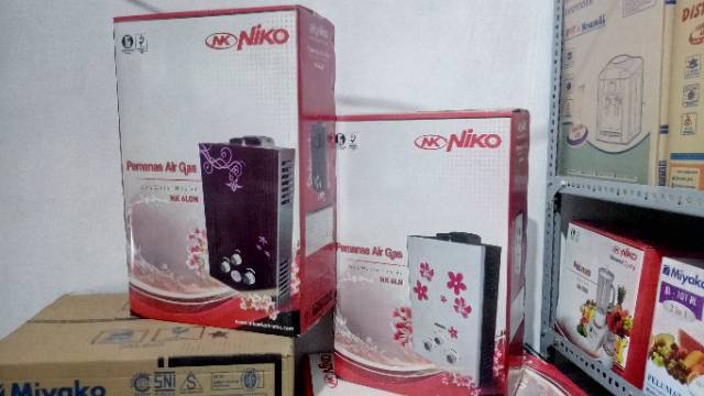 Water heater Gas Niko LPG Pemanas air NK6LN