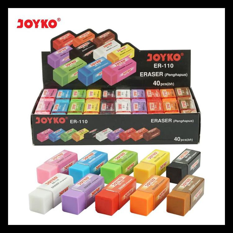 

Eraser / Penghapus Joyko Er-110 / 1 Box 40 Pcs Berkualitas