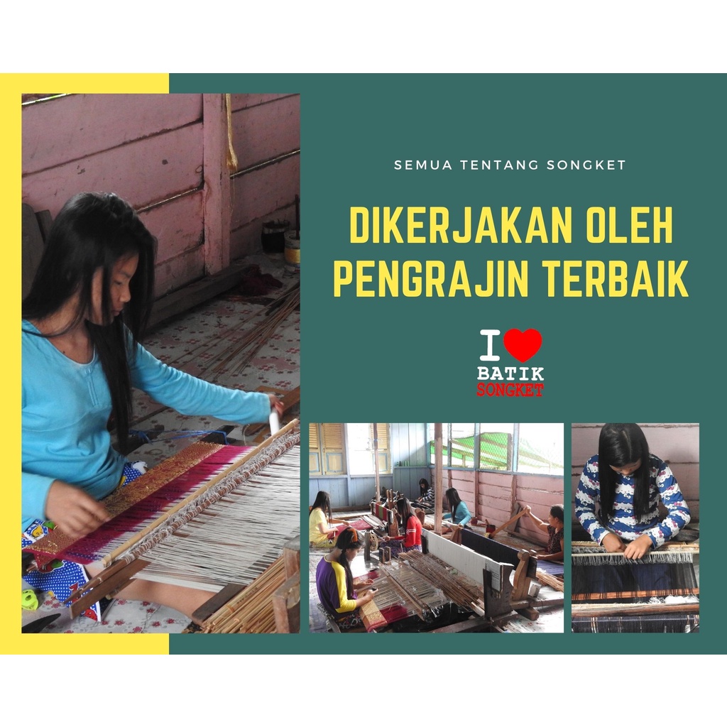 RcWL RENDA RUMBAI BORDIR SONGKET PALEMBANG TENUN BATAK ULOS SUMATRA MEDAN