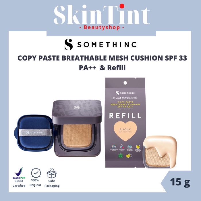 Jual SOMETHINC COPY PASTE BREATHABLE MESH CUSHION SPF 33 PA++ | Shopee ...