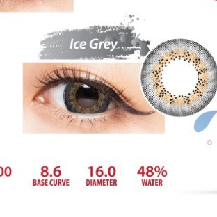 Softlens ADELLE Box DIA 16.00mm (-3.25 S/D -8.00) BIG EYES 16mm by IrisLab Minus/Lensa  Kontak/BS