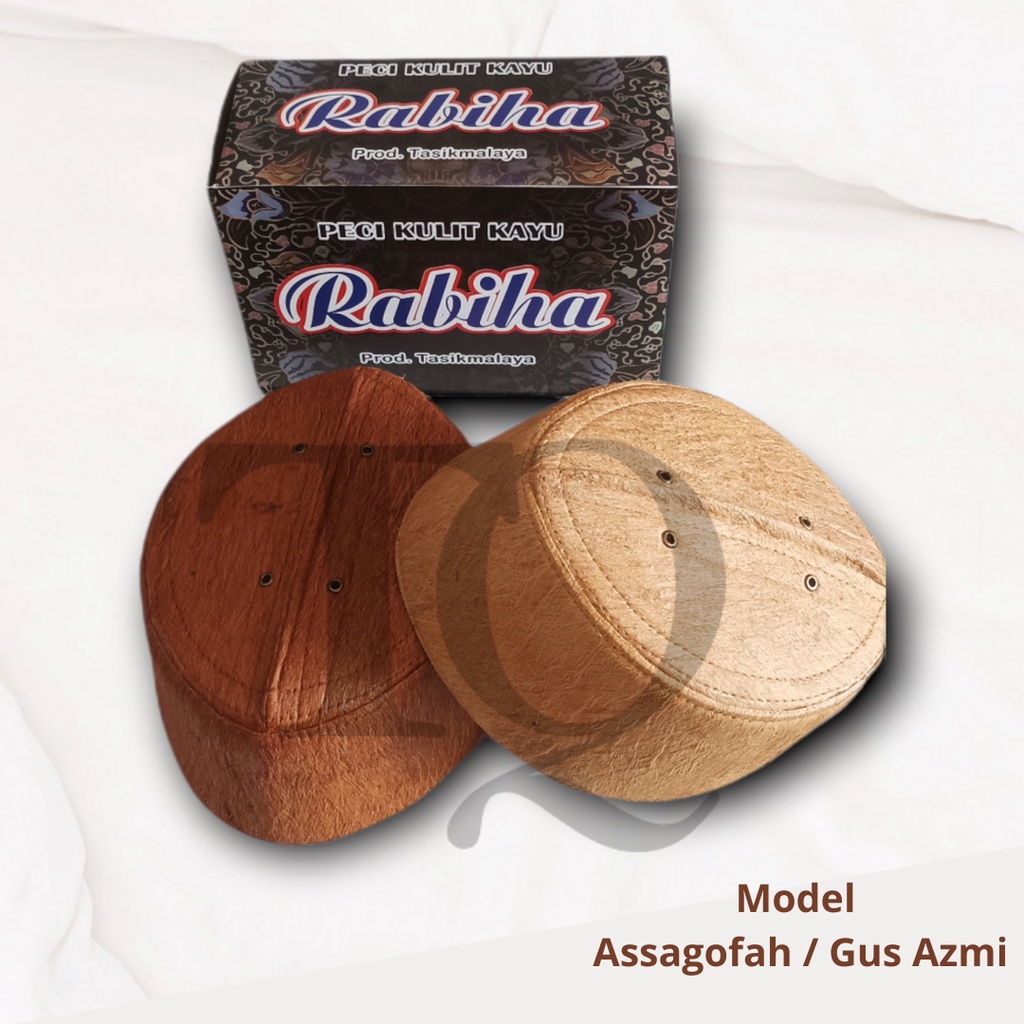 GROSIR | TERMURAH | peci songkok kulit kayu asli ORIGINAL motif assagofah | peci kulit kayu | kopiah