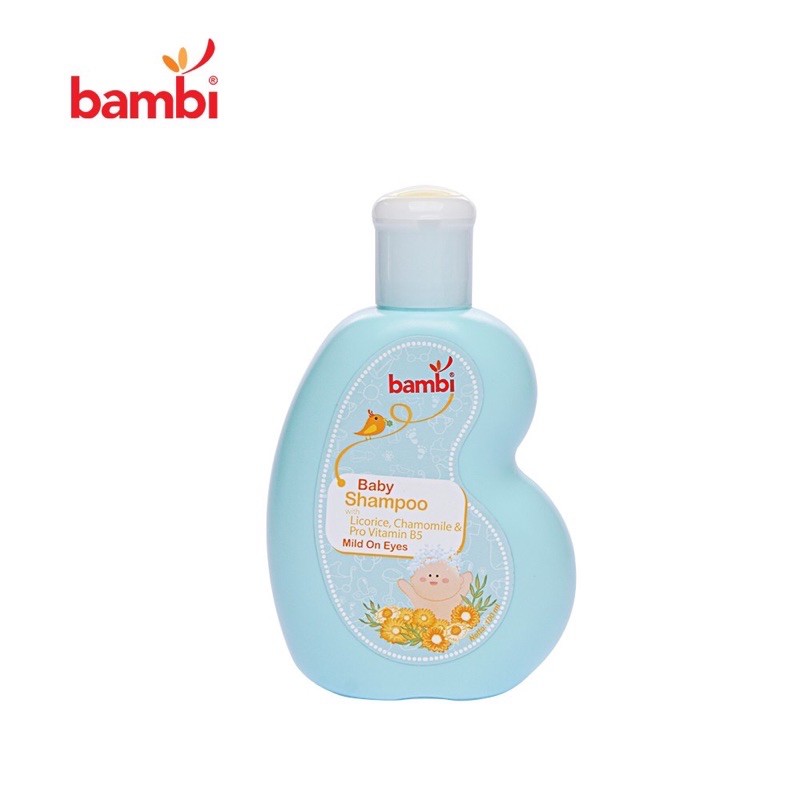 Bambi Baby Shampo 100ml - Bambi Shampo Bayi 100ml Perawatan Rambut Bayi Tidak pedih di Mata