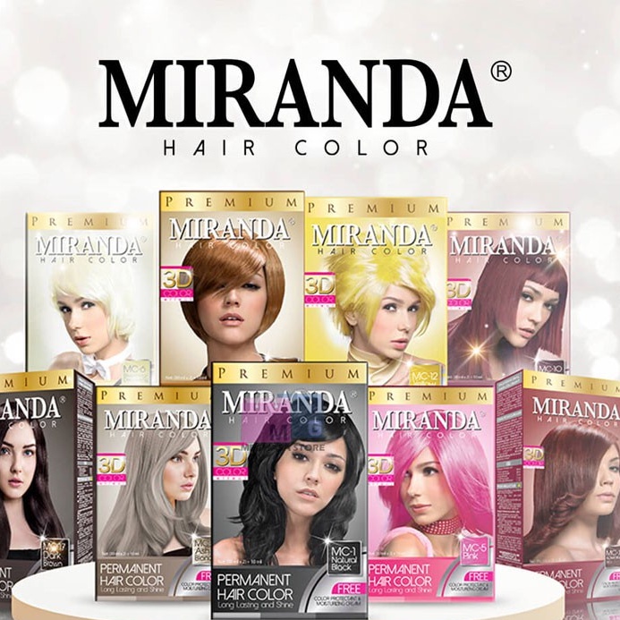 Semir Rambut Miranda Hair Color (30 ml x 2 ) + 10ml