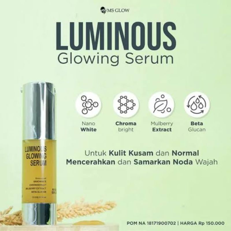 Serum Luminous Ms Glow Serum Ms Glow Luminous Glowing