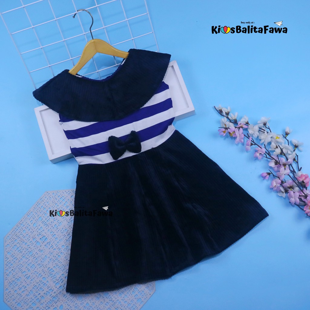 Dress Najwa uk 5-6 Tahun / Baju Anak Perempuan Gaun Pesta Import Murah Dres Cantika Yukensi Murah