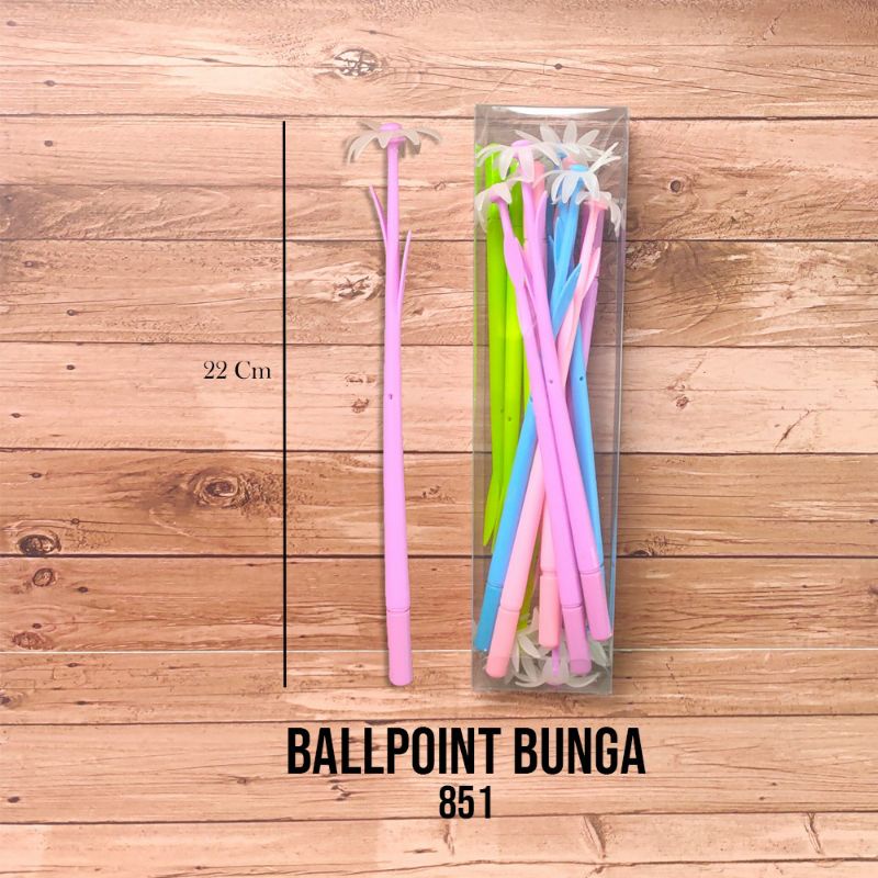 Obral Pulpen Gel Bunga Unik Bisa Berubah Warna Pilih Motif-Bunga Aster