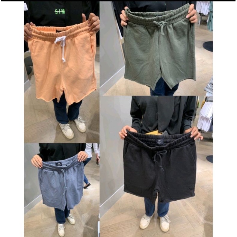 CELANA PENDEK H&amp;M GULUNG short pants hnm pria short pants h&amp;m wanita