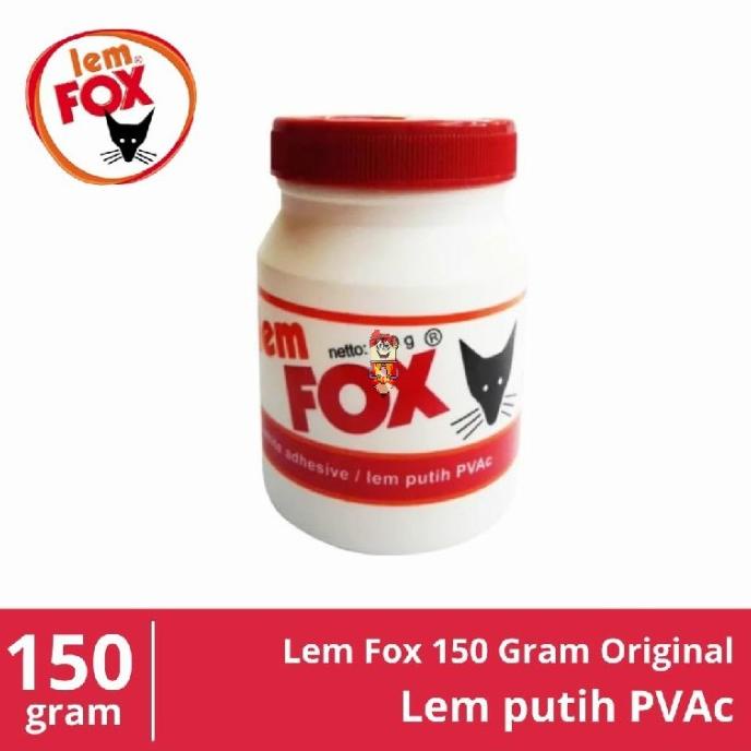 

Produk Terbaik] Lem FOX putih PVAc 150 gr