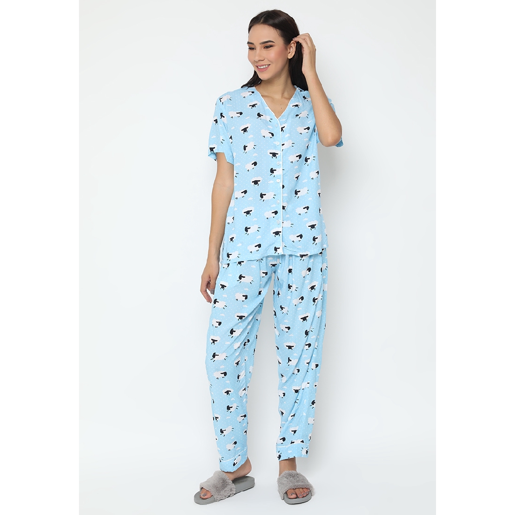 Just Baju Tidur Piyama Sheep Long Pants