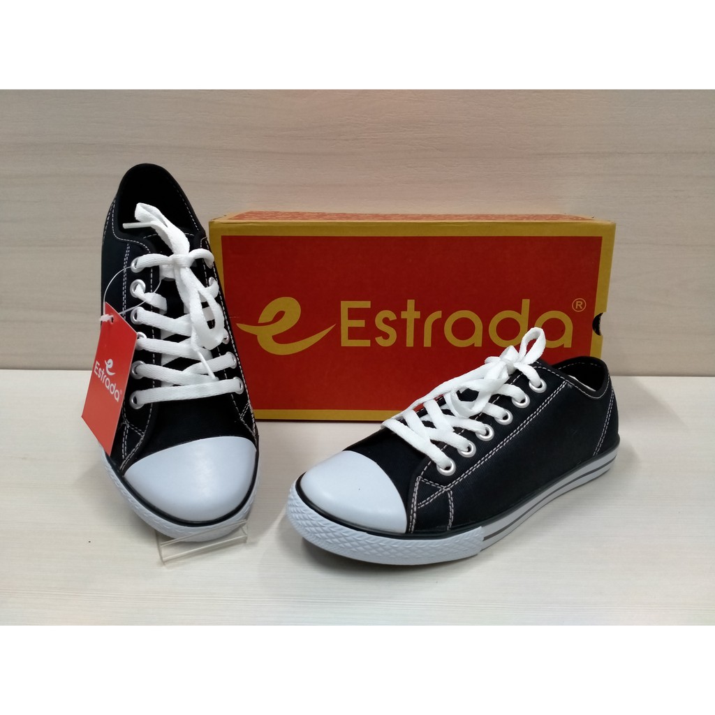 SEPATU SPORT & CASUAL PRIA DEWASA / 00101638 / SEPATU SEKOLAH / ARDILLES STANFORD E HITAM/PUTIH BTS
