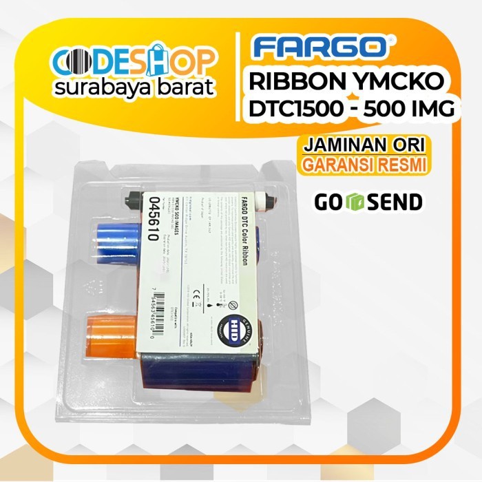 RIBBON COLORS / YMCKO FARGO DTC1500 / DTC 1500 PN: 45610 - 045610 500images