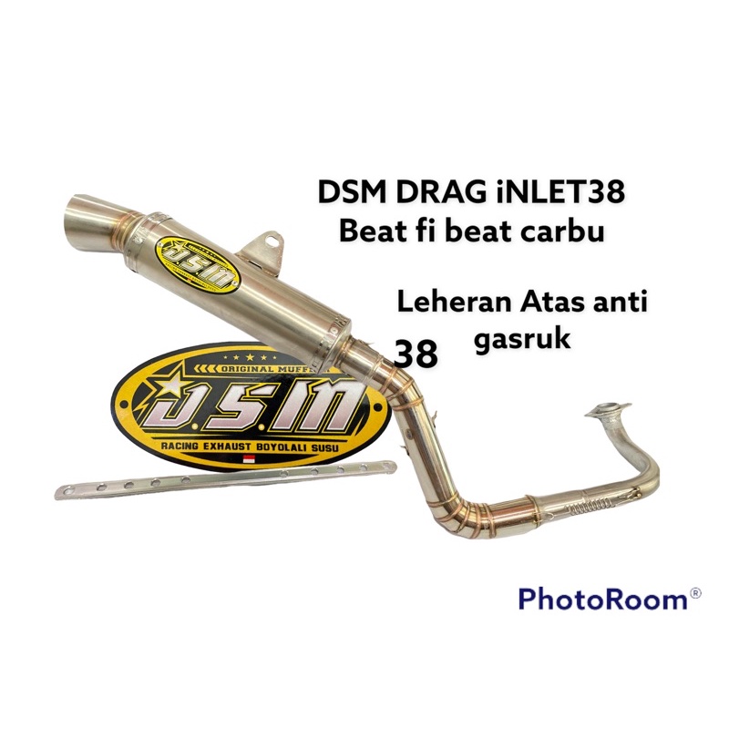 Knalpot Dsm drag leher Atas beat fi beat carbu anti gasruk