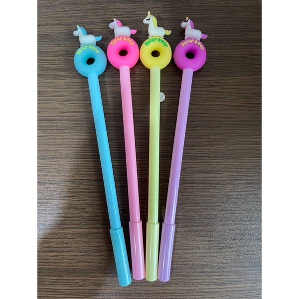 

pen gel kepala karet donut unicorn Satuan