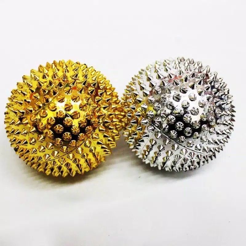 Bola terapi kesehatan tangan alat refleksi bola duri