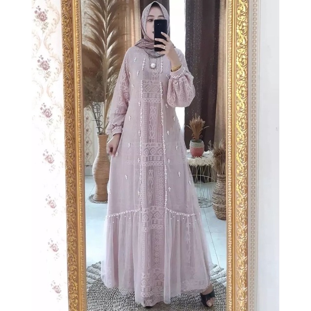 Gamis Terbaru 2022-Gamis Tile Dot Dewasa-Gamis Tile Dot Premium-Gamis Tile Dot-Gamis Tile Dot Impor-