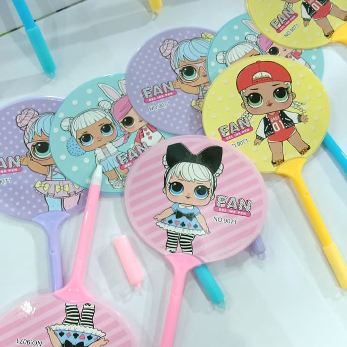 

BELI HRS KLIPATAN 12 BIJI!! Pulpen Karakter Kipas LoL GROSIR