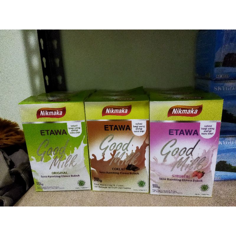 

Jual Susu Kambing Bubuk Good Milk Nikmaka Susu Kambing Etawa Berkualitas