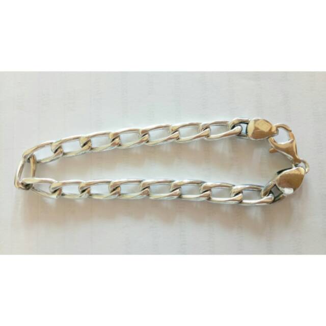 Gelang pria handmade gelang silver gelang rantai