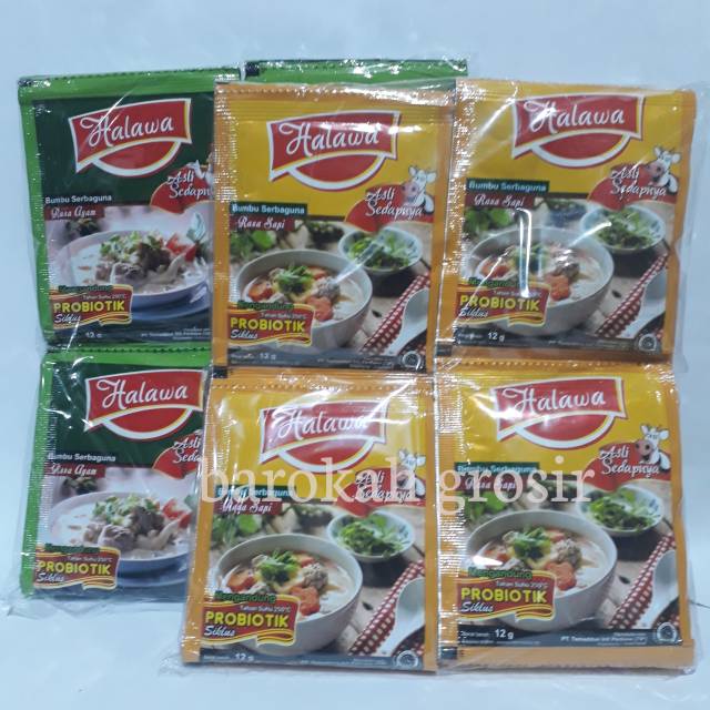 

HALAWA kaldu alami 24 sachet probiotik rasa ayam atau sapi