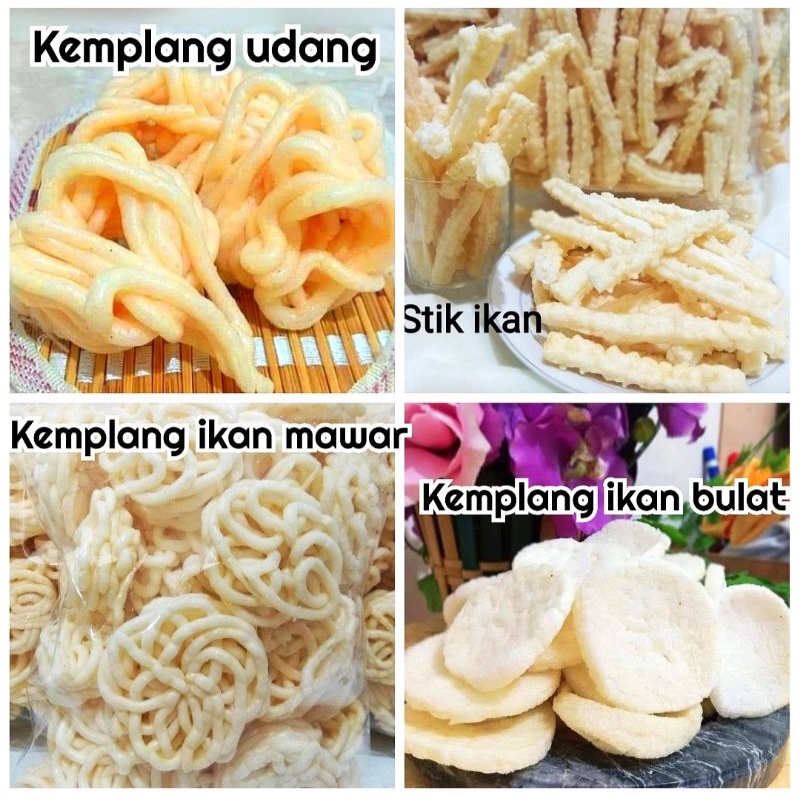 

Stik ikan 600g / Kemplang ikan Palembang asli premium / kemplang udang / kerupuk udang / kerupuk ikan