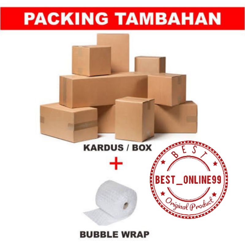 

BUBBLE WRAP + KARDUS UNTUK PENGIRIMAN PAKET BESAR